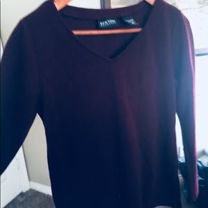 Burgundy sweater